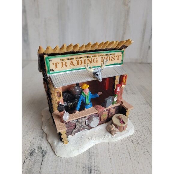 Lemax Deerfield Creek Trading Post Snow Village accessories - Picture 2 of 7